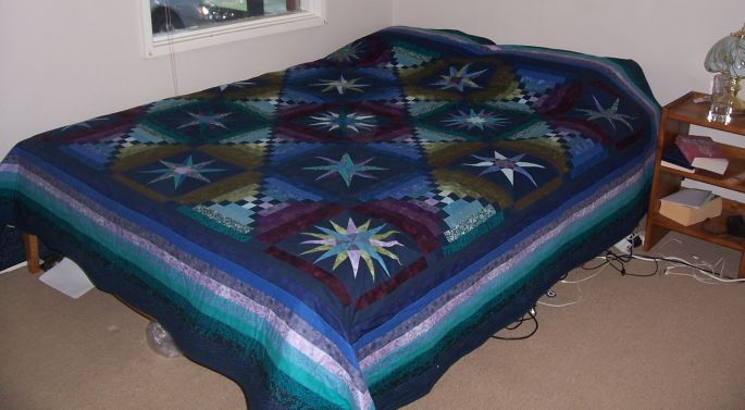 Moonglow bedspread