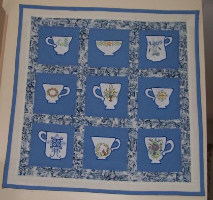 Teacup wall hanging