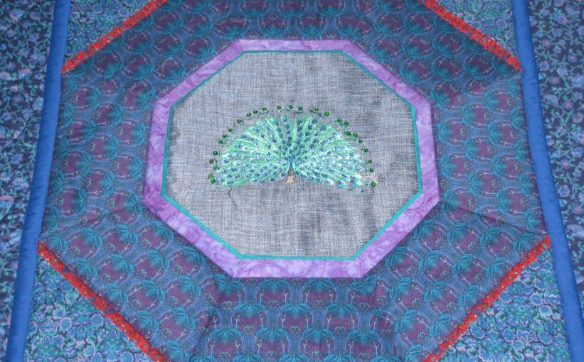 Peacock quilt